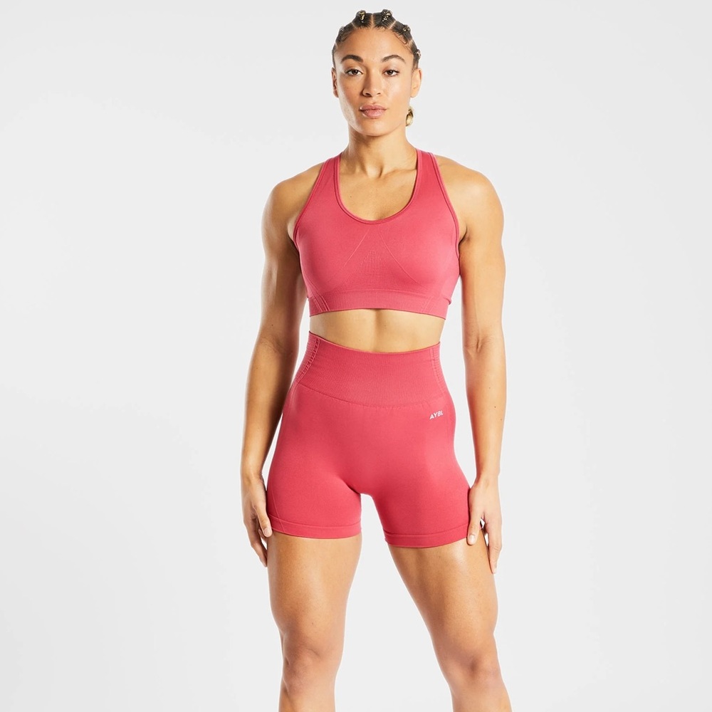 AYBL NWOT Balance V2 Seamless Shorts in Dusty Rose Medium